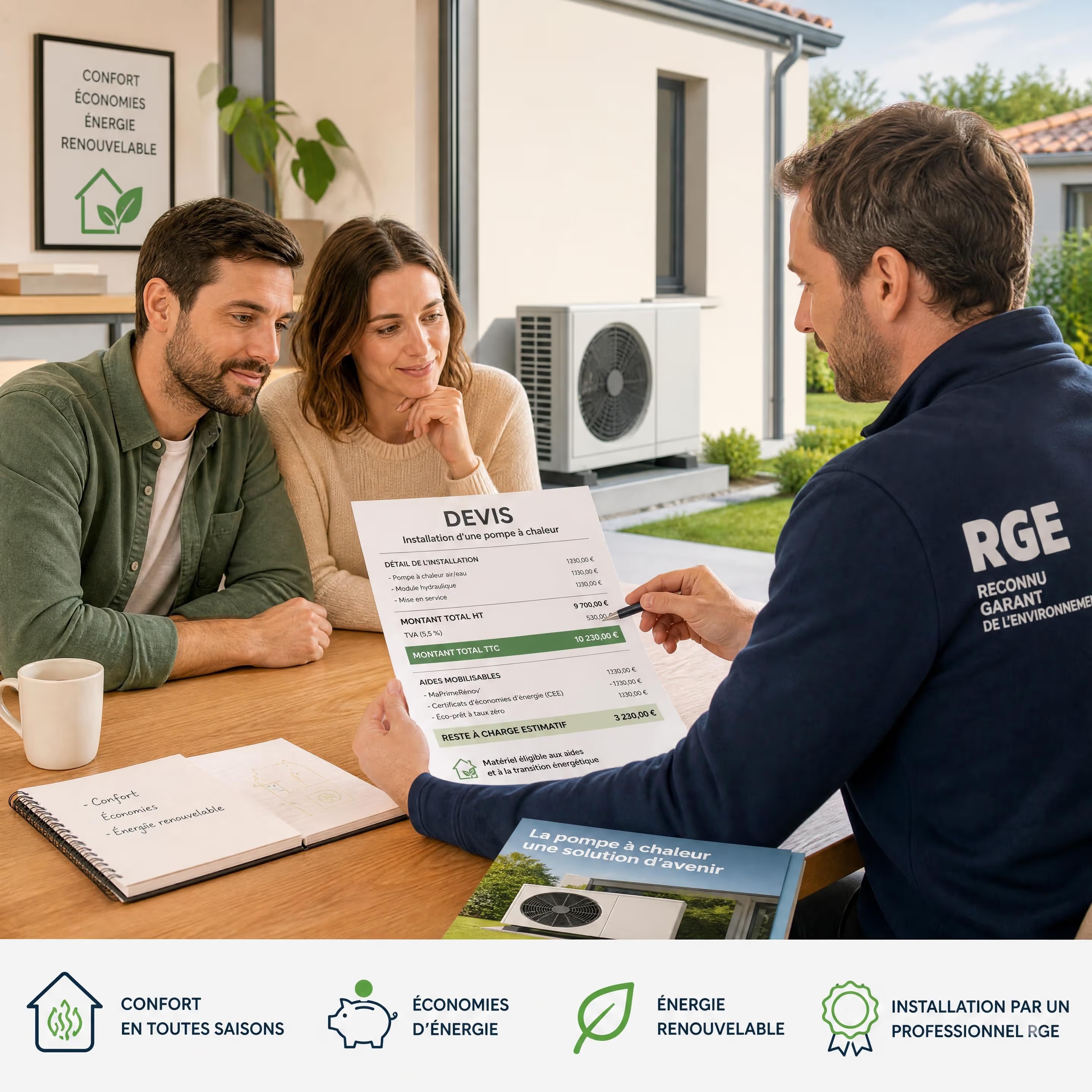 Pompe à chaleur à 1 euro : peut-on vraiment avoir un reste à charge de zéro ?